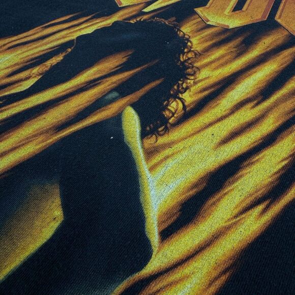 Vintage 2001 AC/DC Bonfire Promo Single Stitch Band T-Shirt Black Large USA - Picture 5 of 15